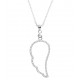 Sterling Silver Angel Wing Necklace
