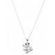 Sterling Silver Frog Pendant Necklace