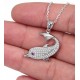 Sterling Silver Good Luck Dolphin Necklace for evil eye protection