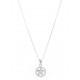 Sterling Silver Star Cz Necklace