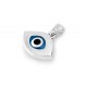 Evil Eye Pendant with CZ Stones for evil eye protection