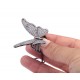 Silver Butterfly Ring with Flying Mechanism