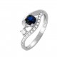 Eye Of Horus Sapphire CZ Protection Ring for evil eye protection