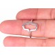 Silver Hamsa or Hand of Fatima Ring for evil eye protection